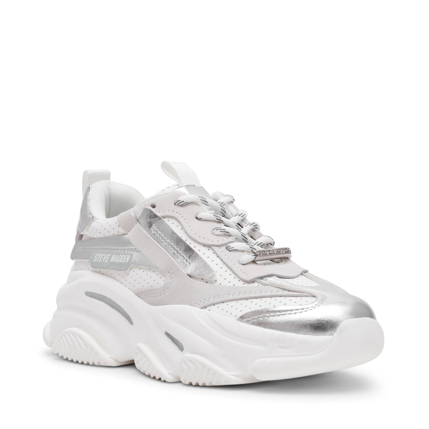 Posses-Perf White/Silver