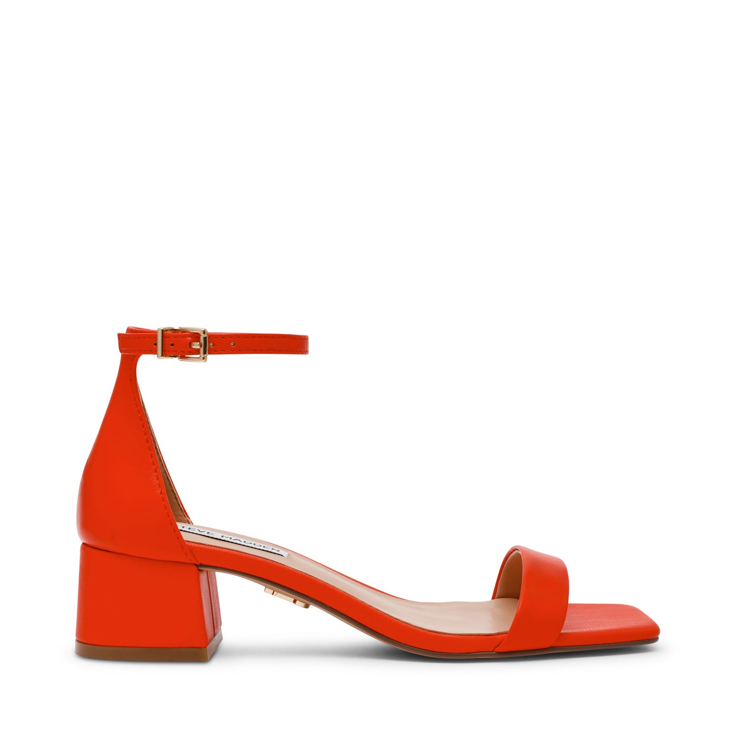 Gena Red Orange Leather