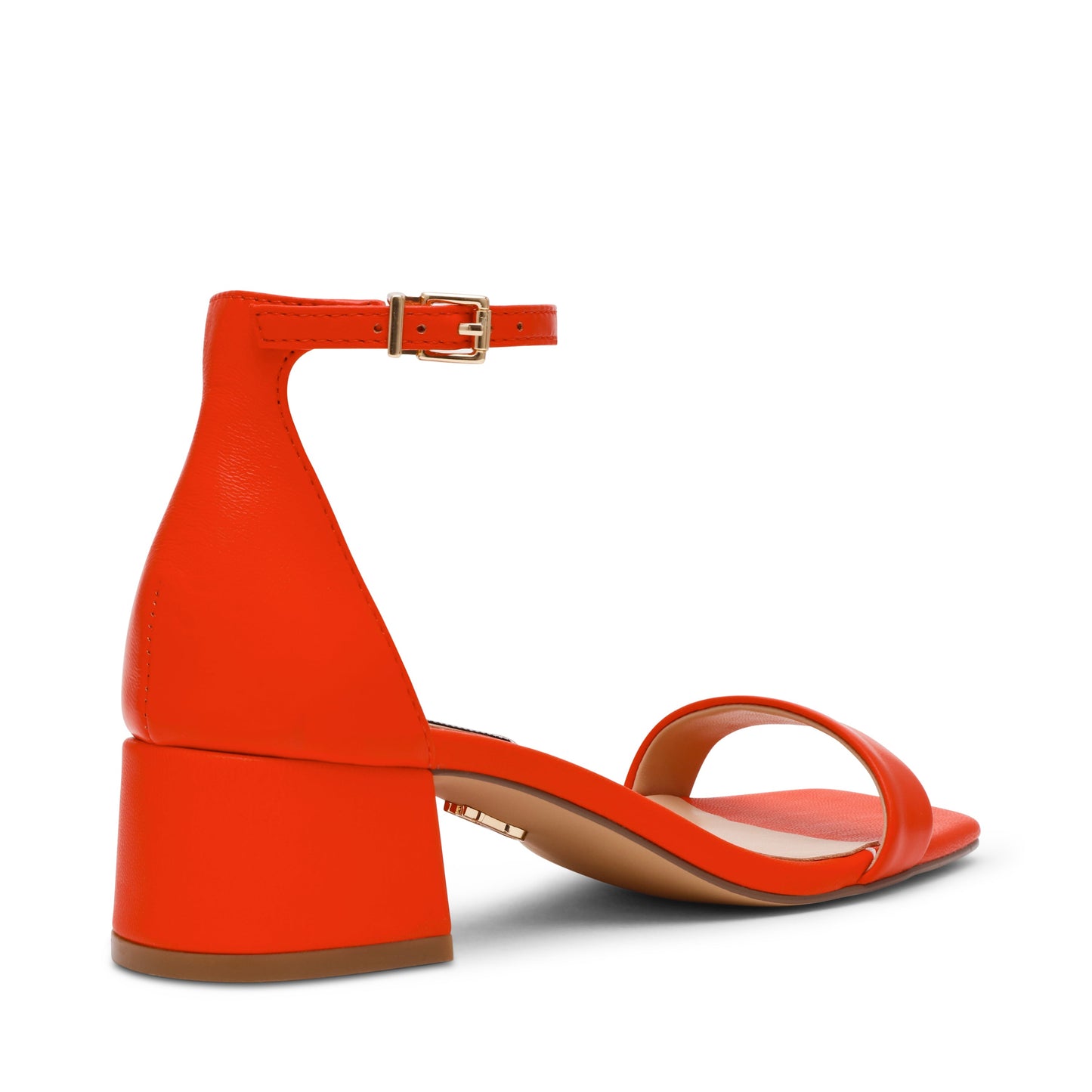 Gena Red Orange Leather