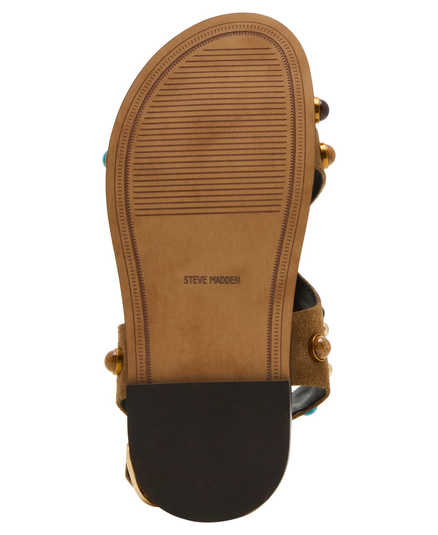 Linear Taupe Suede