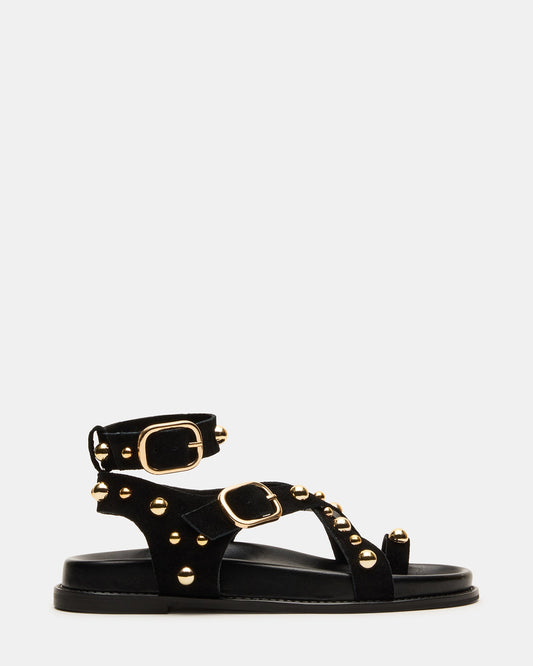 Linear Black Suede
