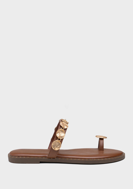 Chinelo AURA Camel