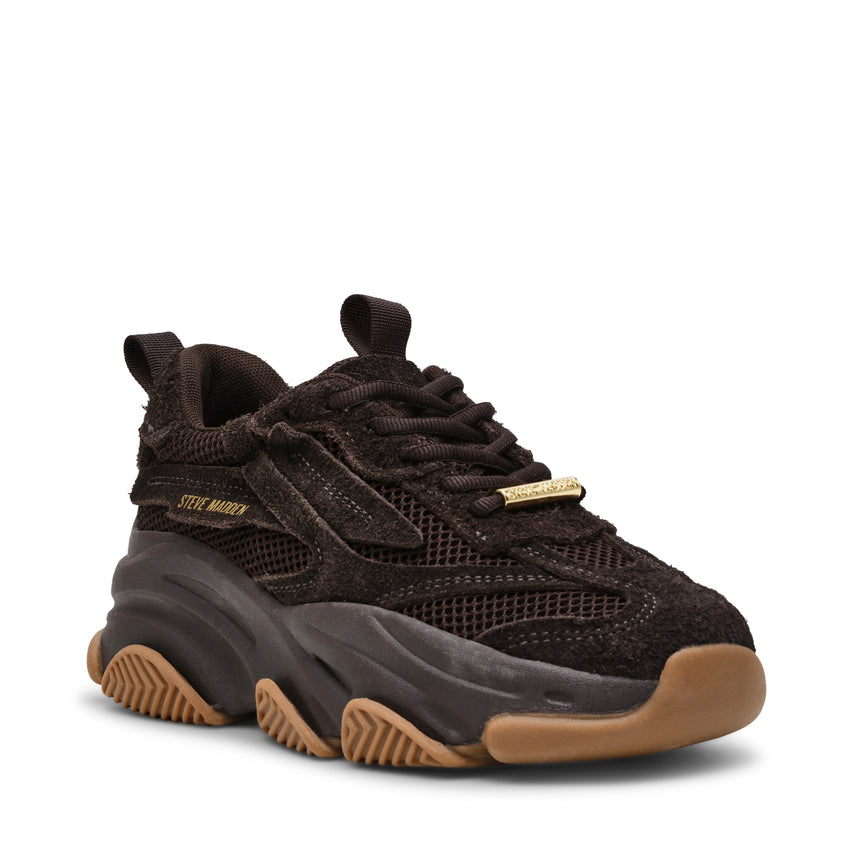 Possession-E Chocolate Brown Suede